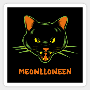Meowlloween - Halloween Sticker